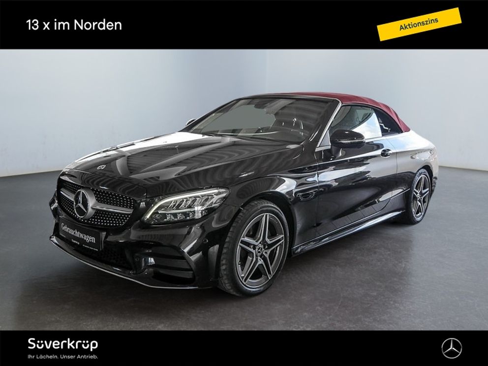 MERCEDES-BENZ C 220 d Cabriolet AMG KAMERA SPUR PDC SHZ