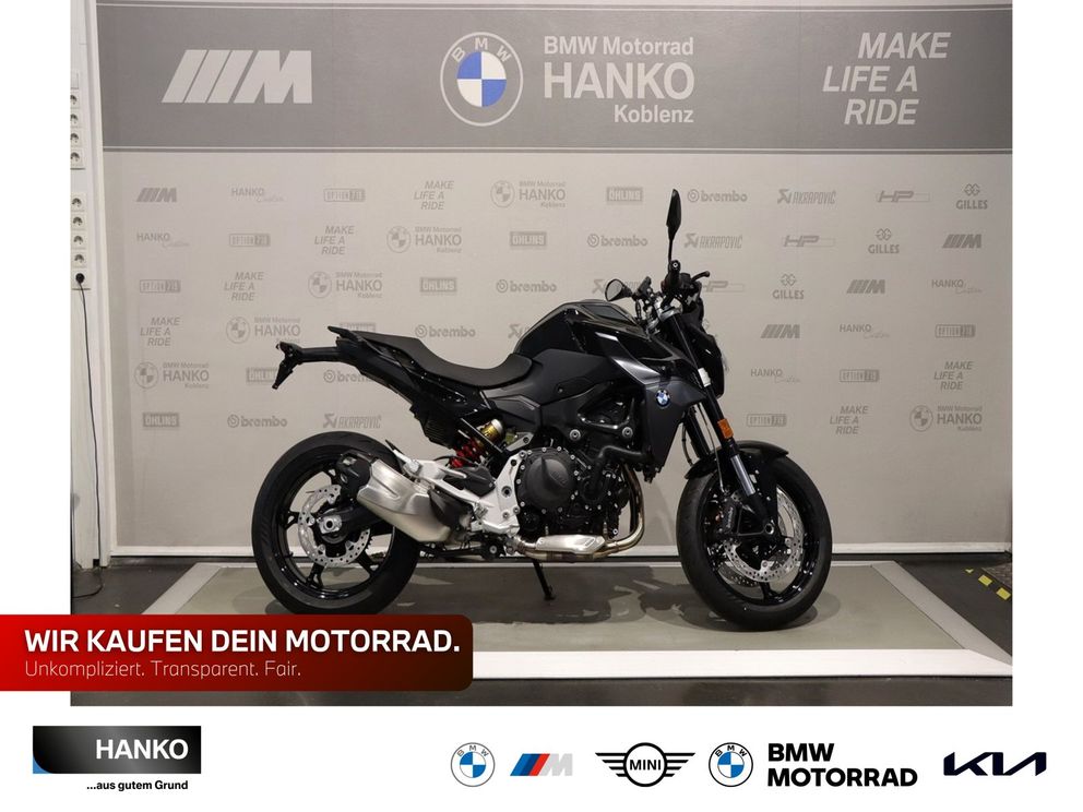 BMW F 900 R DEAL-BOXENSTOP Triple Black QS+ LED SOS GRA