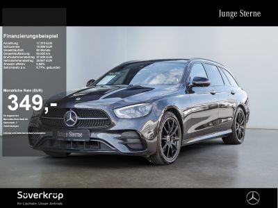 MERCEDES-BENZ E 220 T d , BURM AMG NIGHT DISTR PANO SPUR AHK