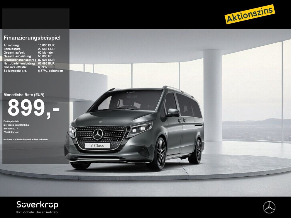 MERCEDES-BENZ V 300 AVANTGARDE Lang AHK/DISTRO/BURMESTER/EL. TÜREN/TWA/SPUR