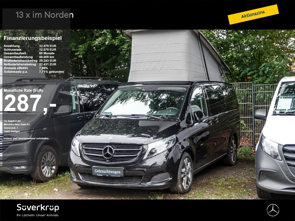 MERCEDES-BENZ V 220 MARCO POLO HORIZON 360° AHK LED STANDHZG