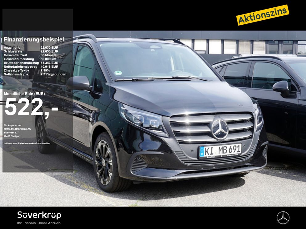 MERCEDES-BENZ Vito 119 TOURER SELECT LED STANDHZG SITZHZG 2xSCHIEBETÜR DISTRONIC