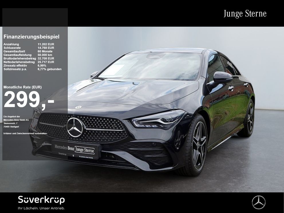 MERCEDES-BENZ CLA 200 Coupé , AMG NIGHT KAMERA PANO SPUR PDC