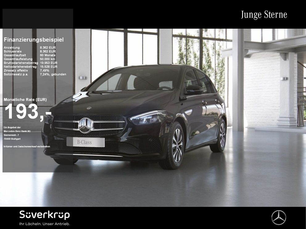 MERCEDES-BENZ B 200 d KAMERA SPUR PDC SHZ
