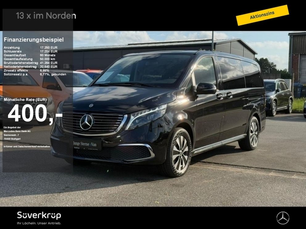 MERCEDES-BENZ EQV 300 AVANTGARDE Lang SPUR/TWA/360°/LED/EASY PACK/7 SITZE