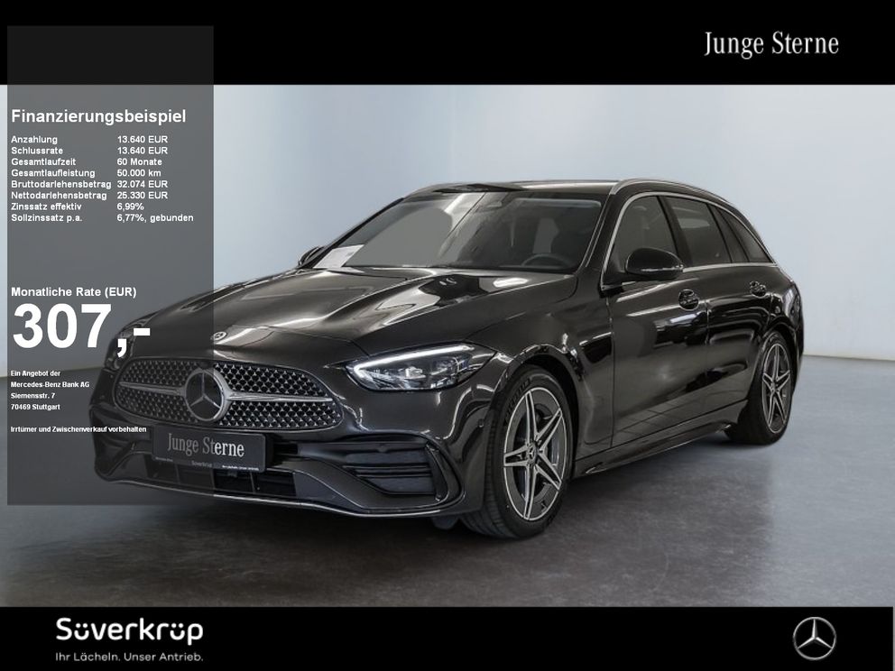 MERCEDES-BENZ C 220 d T // AMG DISTR SPUR AHK KAMERA PDC SHZ
