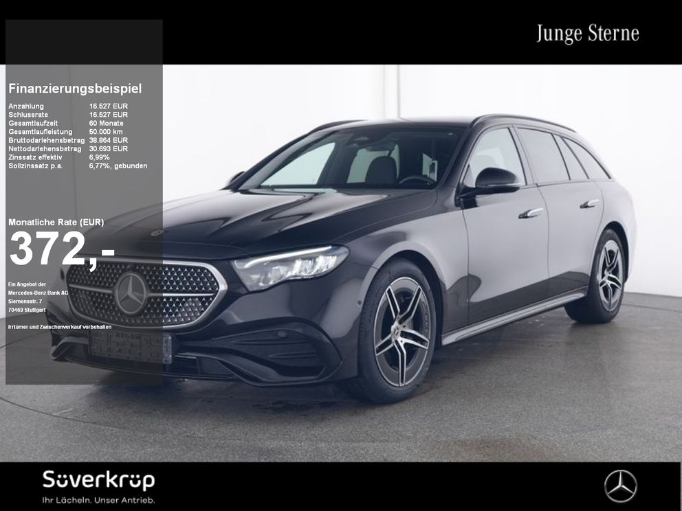 MERCEDES-BENZ E 220 T d , AMG NIGHT SPUR AHK KAMERA PDC SHZ
