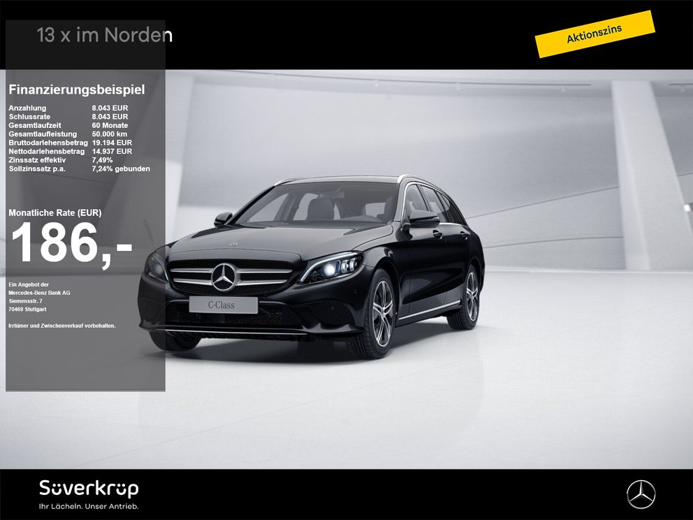 MERCEDES-BENZ C 180 T AVANTGARDE MULTI KAMERA SPUR PDC SHZ