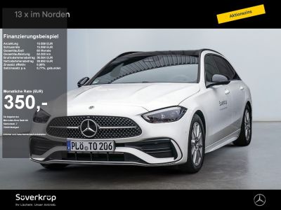 MERCEDES-BENZ C 200 d T AMG NIGHT SPUR PANO AHK DISTR 360 PDC
