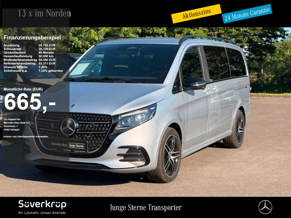 MERCEDES-BENZ V 300 EXCLUSIVE AMG NIGHT MOPF PANO 7SITZER AMG