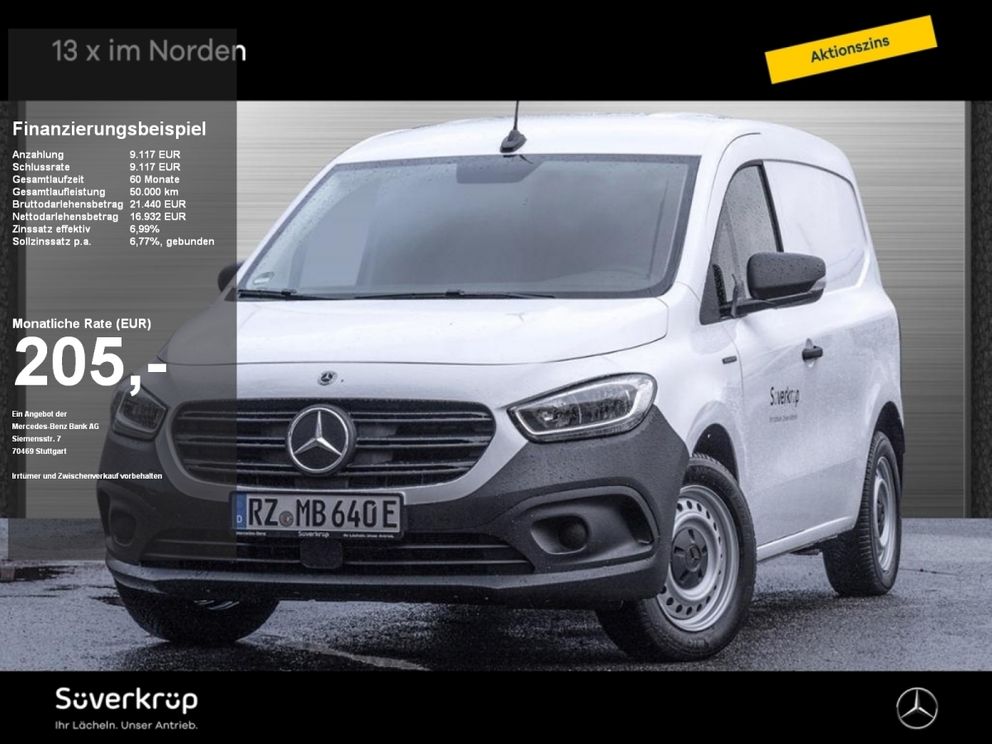 MERCEDES-BENZ eCitan Kasten 45 kWh Klimaaut. AHK PDC DAB Keyless
