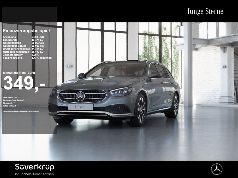 MERCEDES-BENZ E 300 T de Avantgarde Distr AHK Pano HUD Multibe