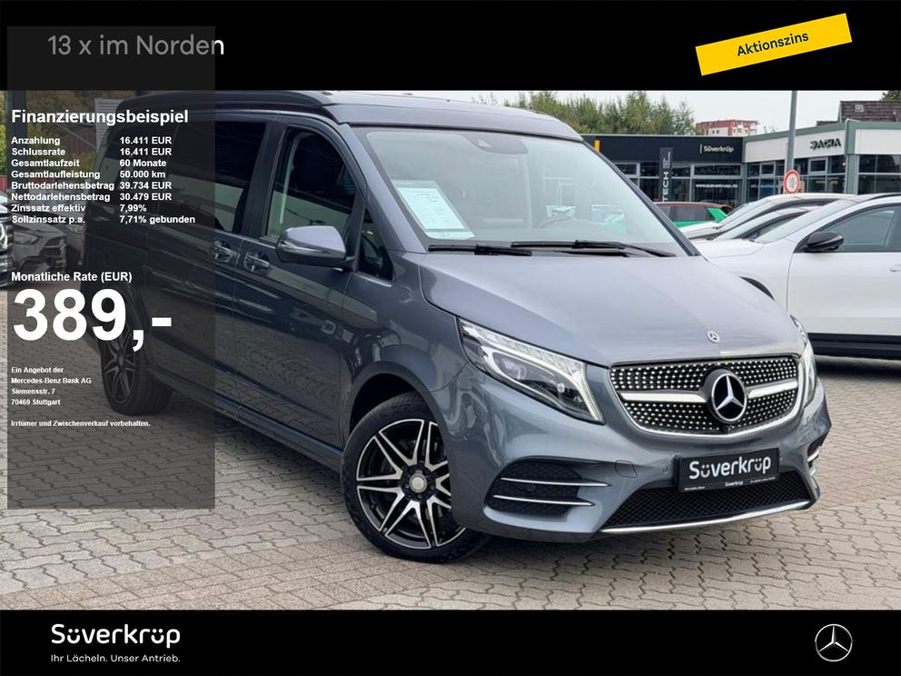 MERCEDES-BENZ V 250 MARCO POLO HORIZON AMG STANDHZG AHK 2,5T NAVI 360°