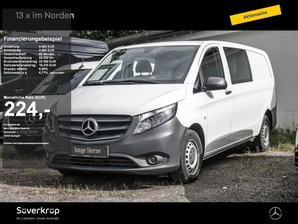 MERCEDES-BENZ Vito 114 Aut. Mixto Extralang STANDH/6 SITZE/TEMPOMAT/TRENNWAND
