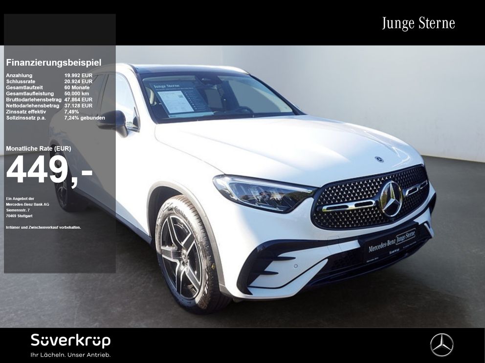 MERCEDES-BENZ GLC 220 d 4M | AMG BURM NIGHT MEMO 360 AHK DISTR