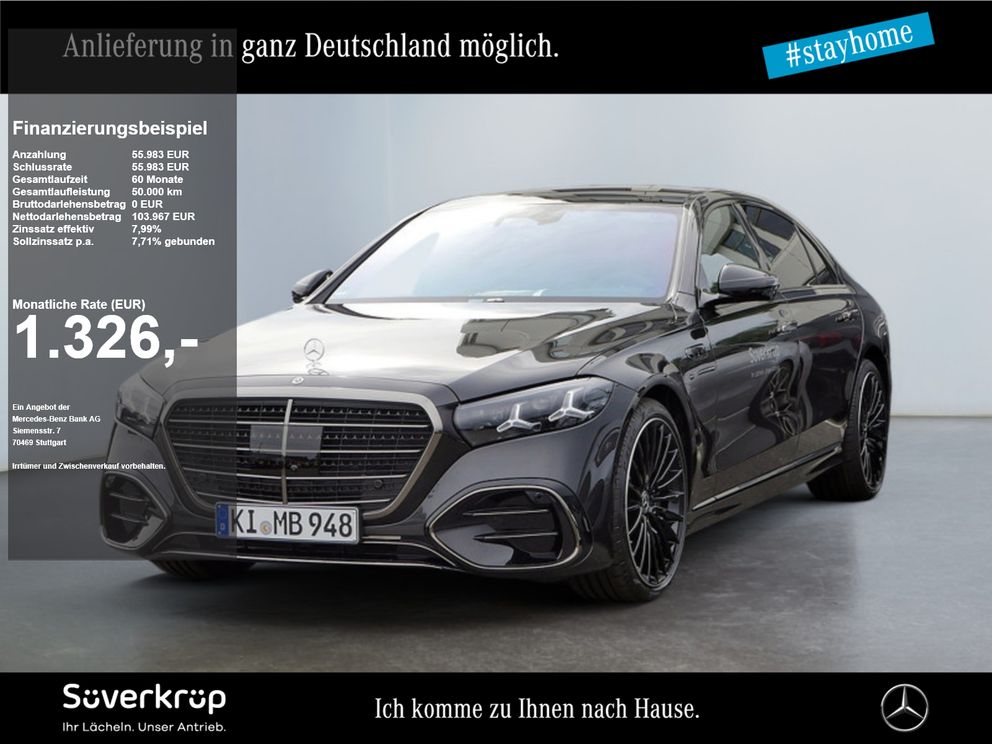 MERCEDES-BENZ S 500 4MATIC Limousine Langversion AMG BURM MEMO