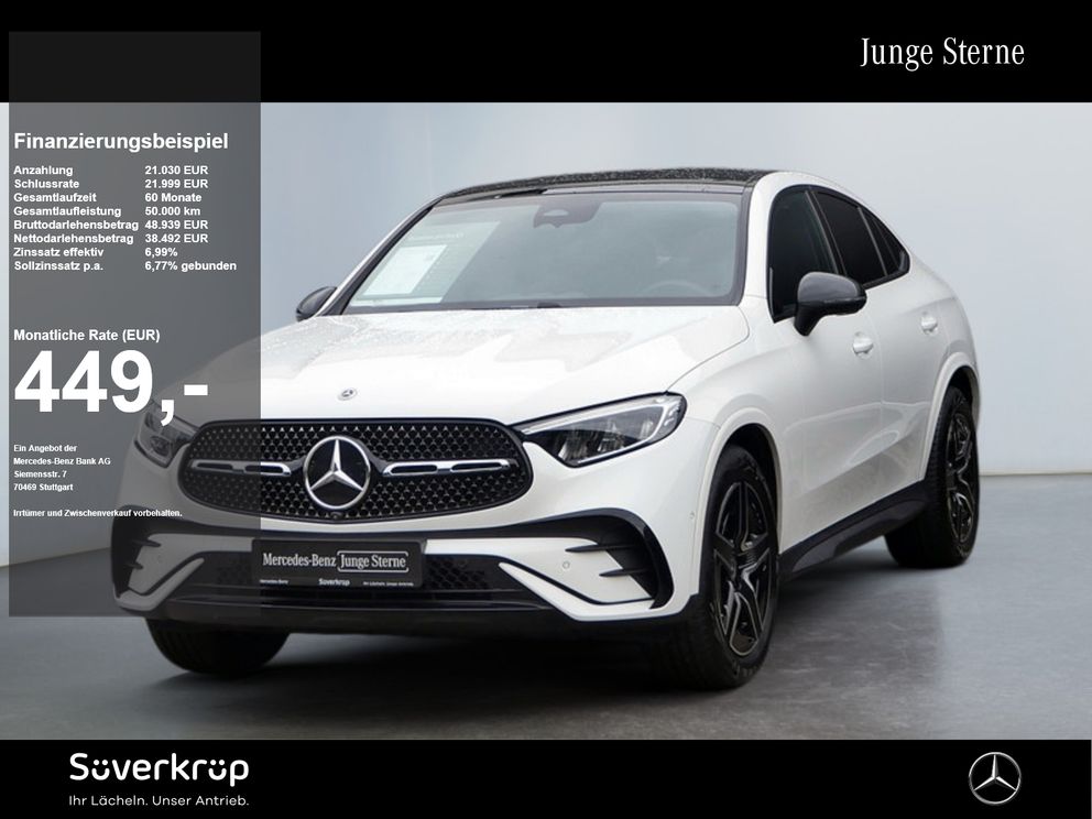 MERCEDES-BENZ GLC 220 d 4M Coupé | AMG BURM NIGHT MEMO 360 AHK