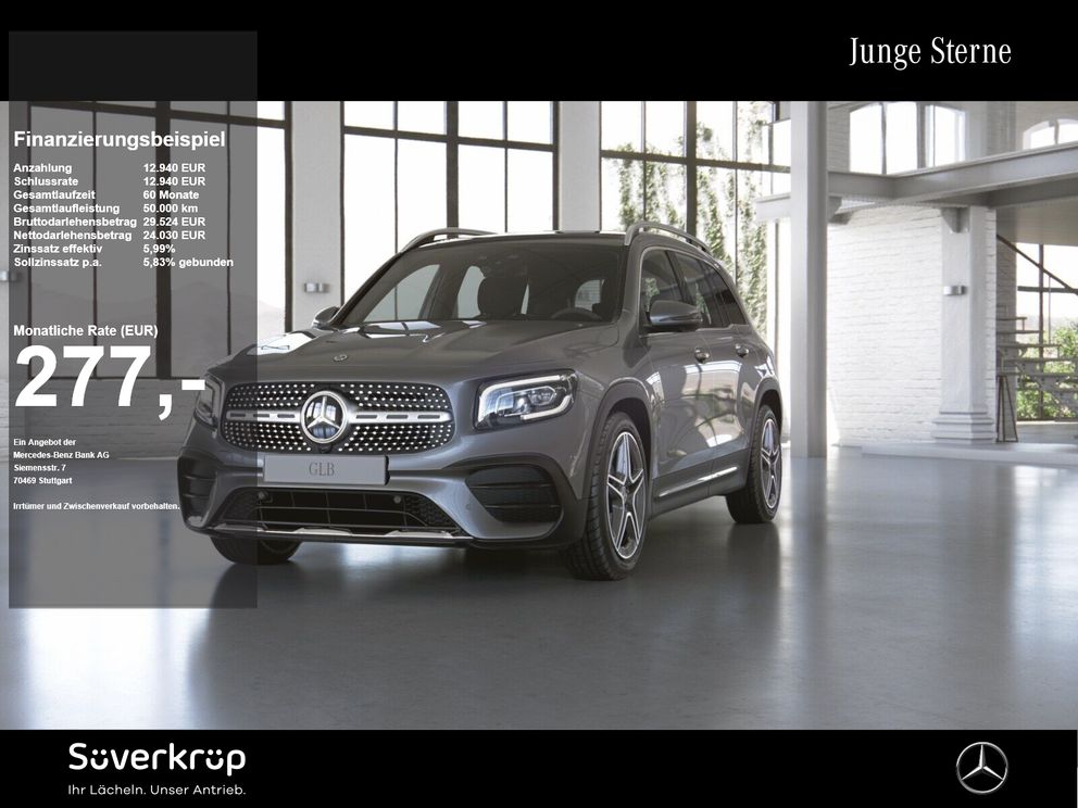 MERCEDES-BENZ GLB 220 d 4M // AMG 360 DISTR KAMERA PANO SPUR