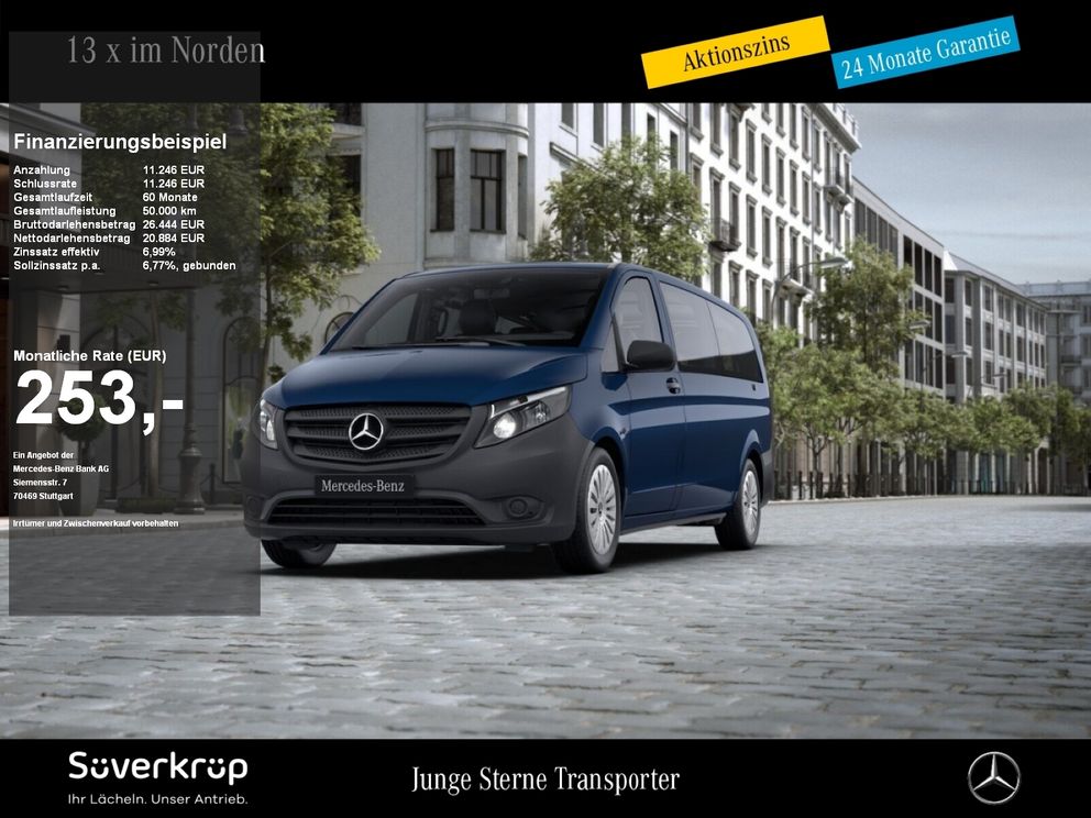 MERCEDES-BENZ Vito 114 TOURER PRO EXTRAL NAVI KLIMA 8SITZER