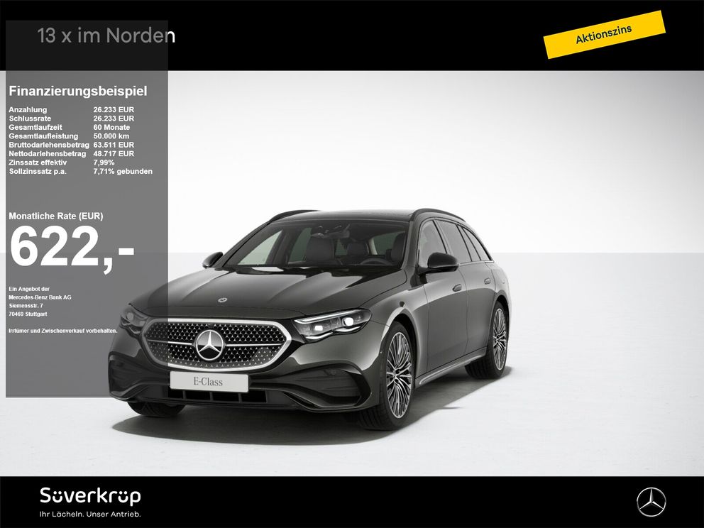 MERCEDES-BENZ E 300 de T-Modell mit EQ Hybrid Technologie AMG
