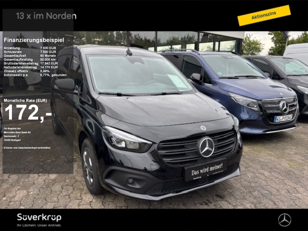 MERCEDES-BENZ eCitan KASTEN PRO AC/DC SCHNELLLADUNG LED KLIMA