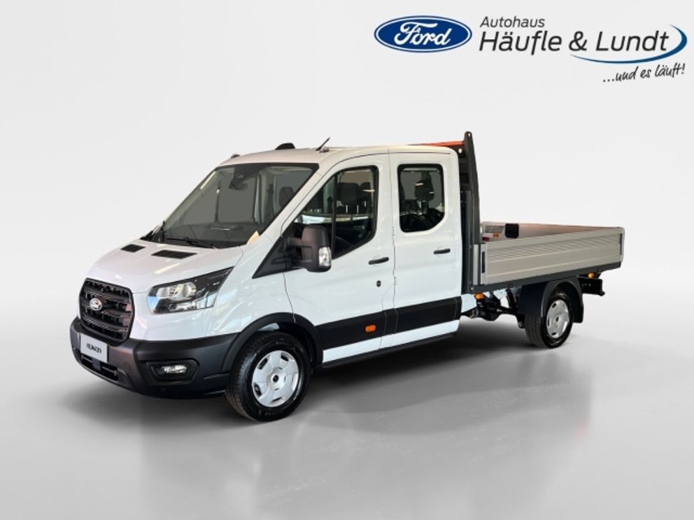 FORD Transit Pritsche 350 L3 Doppelkabine Trend AHK DAB Spurhalteass. Verkehrszeichenerk. Rückfahrkam.