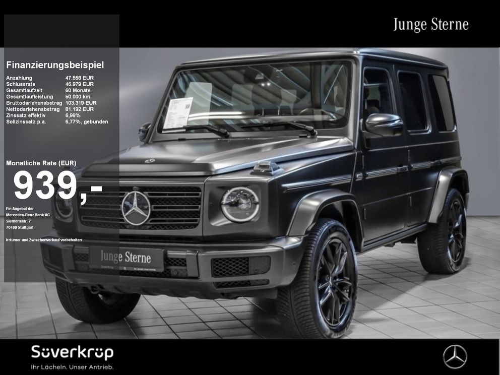 MERCEDES-BENZ G 400 d BURM NIGHT AMG SPUR STANDH COMAND DISTR
