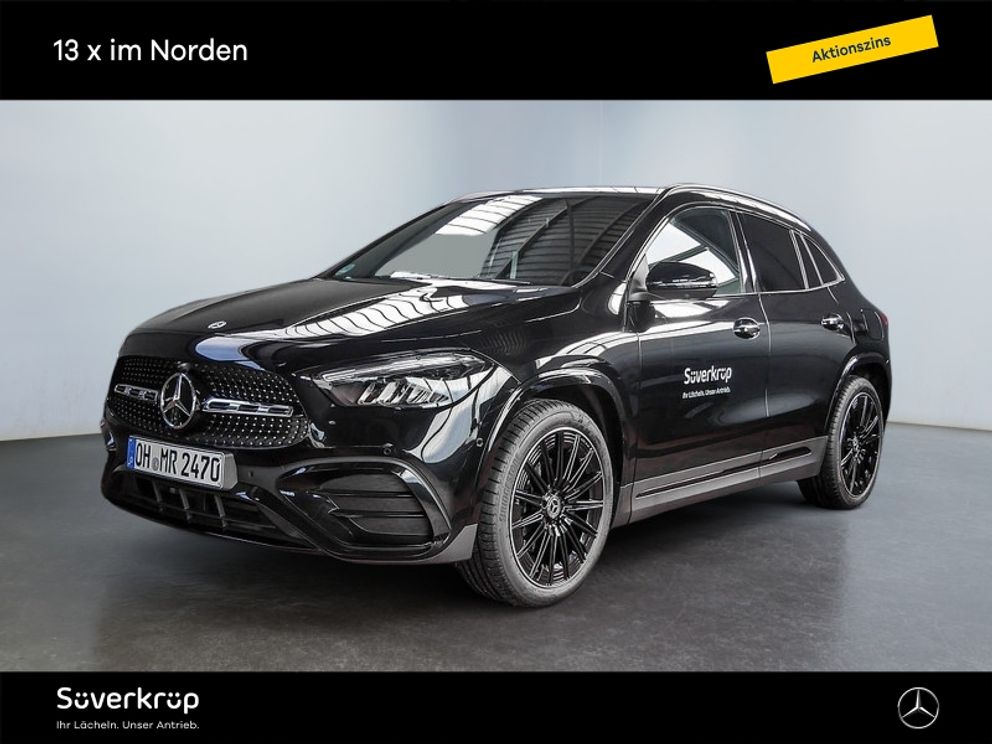 MERCEDES-BENZ GLA 200 d AMG NIGHT 360 AHK DISTR KAMERA SPUR