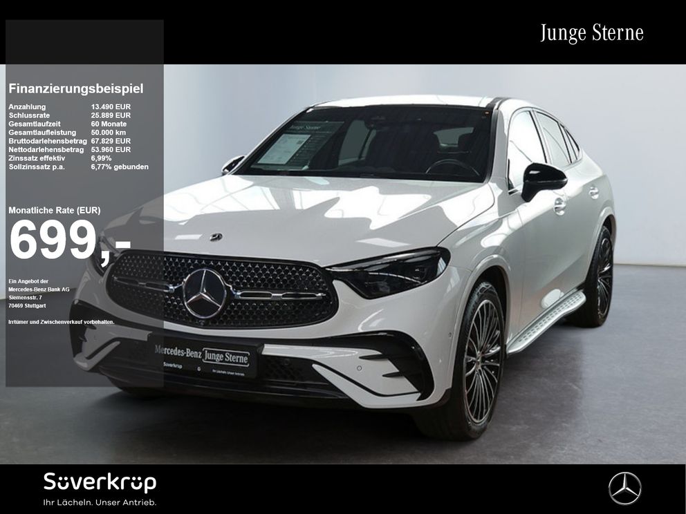 MERCEDES-BENZ GLC 450 d 4M Coupé , AMG BURM NIGHT MEMO 360 AHK