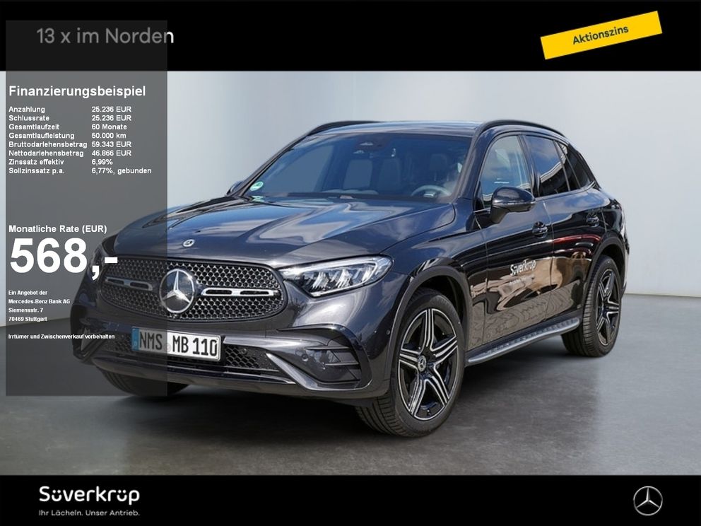 MERCEDES-BENZ GLC 200 d 4MATIC AMG NIGHT MEMO 360 AHK DISTR