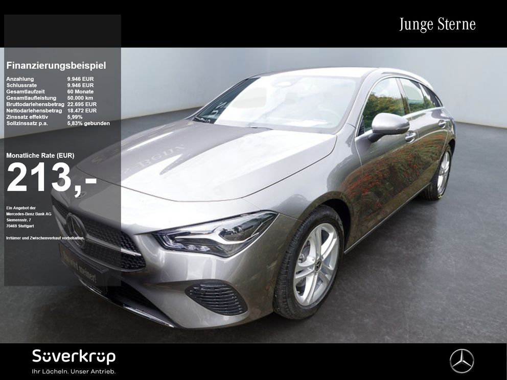 MERCEDES-BENZ CLA 180 SB , PROGRESSIVE KAMERA SPUR PDC SHZ