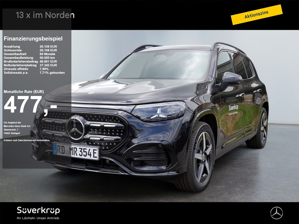 MERCEDES-BENZ GLB 250+ mit EQ Technologie AMG NIGHT MEMO 360