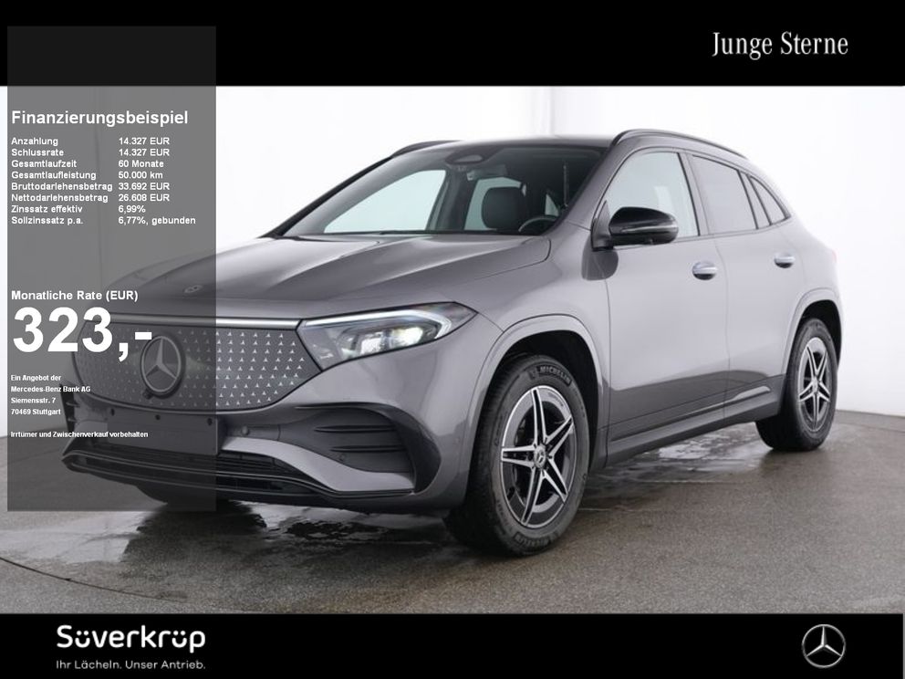 MERCEDES-BENZ EQA 350 4M , AMG NIGHT SPUR STANDH AHK 360 PDC