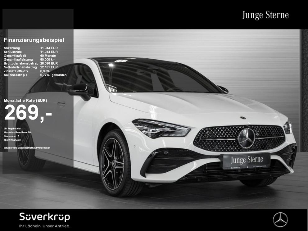 MERCEDES-BENZ CLA 250 e SB , AMG PREMIUM NIGHT SPUR PANO AHK