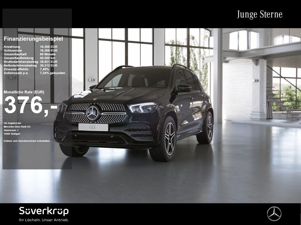 MERCEDES-BENZ GLE 350 d 4M AMG NIGHT WIDE KAMERA SPUR PDC SHZ