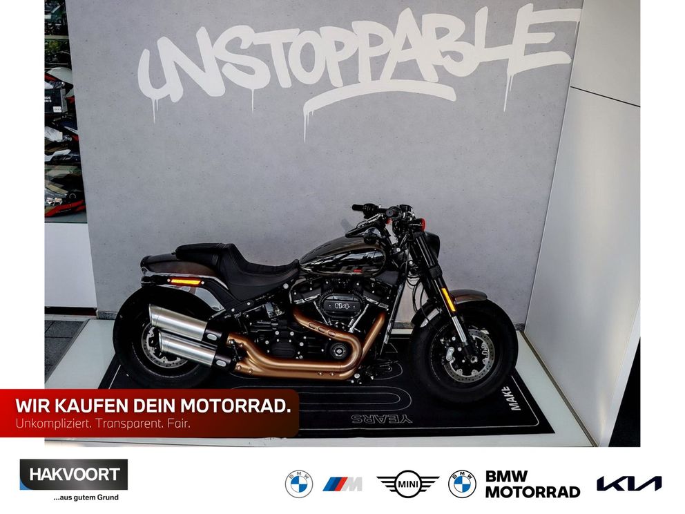 Harley Davidson Fat Bob seitlicher Kennzeichenträger