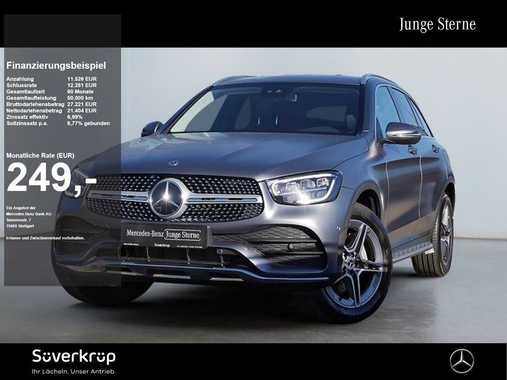 MERCEDES-BENZ GLC 300 de 4M AMG MEMO KAMERA SPUR STANDH PDC