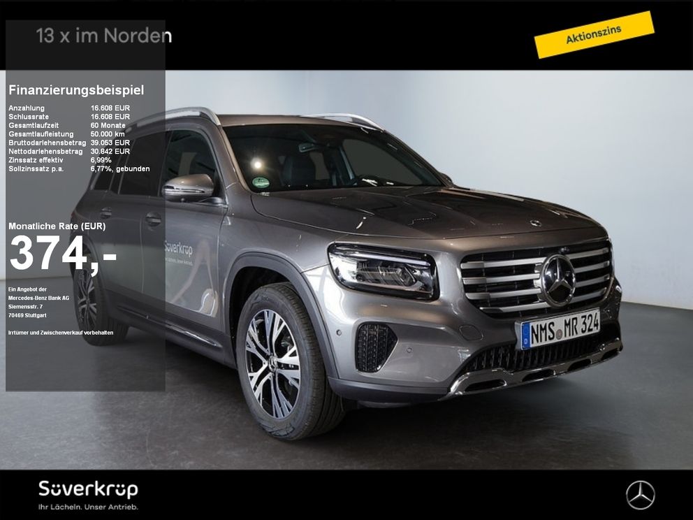 MERCEDES-BENZ GLB 200 d PROGRESSIVE 360 AHK KAMERA SPUR PDC