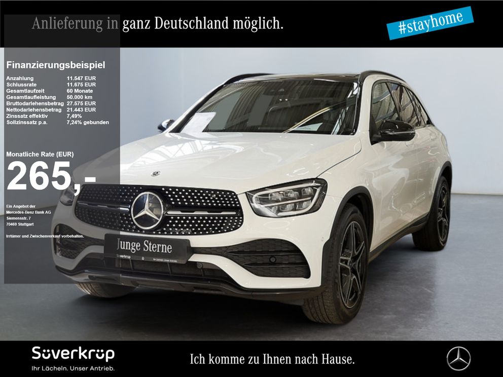 MERCEDES-BENZ GLC 200 d 4M AMG NIGHT AHK PANO SPUR PDC SHD SHZ