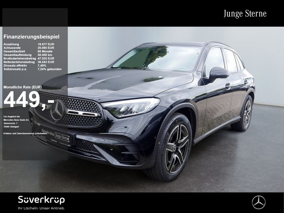 MERCEDES-BENZ GLC 220 d 4M | AMG BURM NIGHT MEMO 360 AHK DISTR