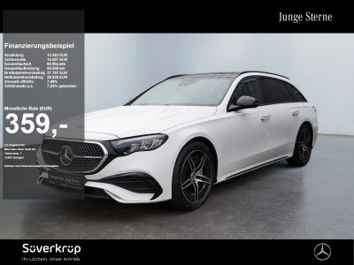MERCEDES-BENZ E 200 T , AMG NIGHT AHK DISTR KAMERA PANO SPUR