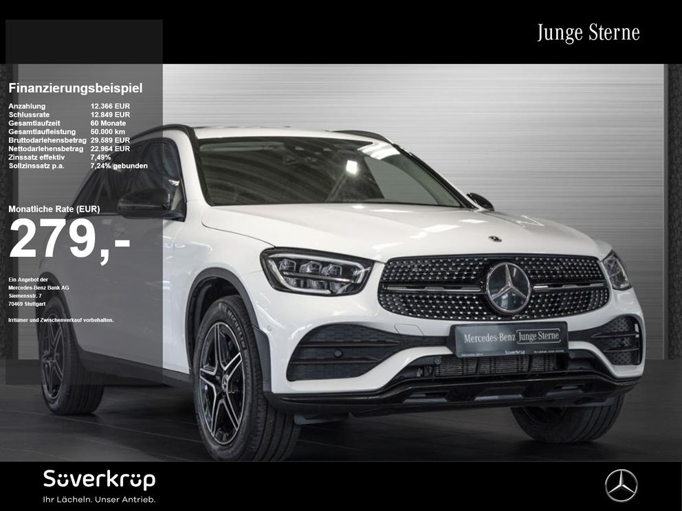 MERCEDES-BENZ GLC 300 de 4M // AMG NIGHT AHK KAMERA SPUR PDC