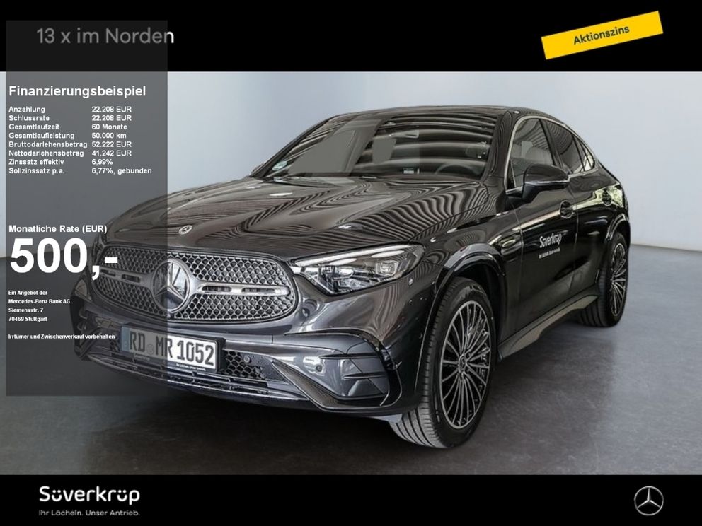 MERCEDES-BENZ GLC 200 d 4M Coupé AMG SPUR PANO AHK 360 PDC