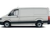 VW Crafter 35 Kasten Motor: 2,0 l TDI EU6-EC SCR 103 kW Getriebe: Frontantrieb 6-Gang-Schaltgetriebe Radstand: 3640 mm MR