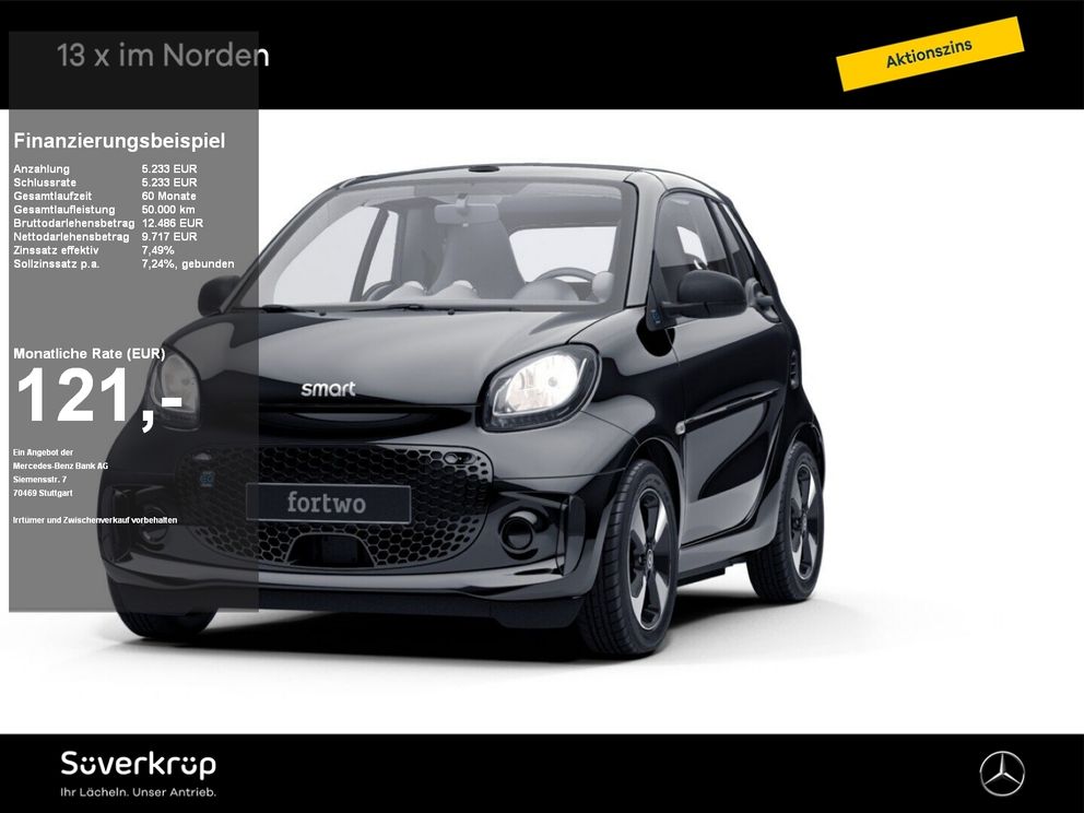 SMART EQ fortwo cabrio 22KW 22KW SPUR PDC SHZ