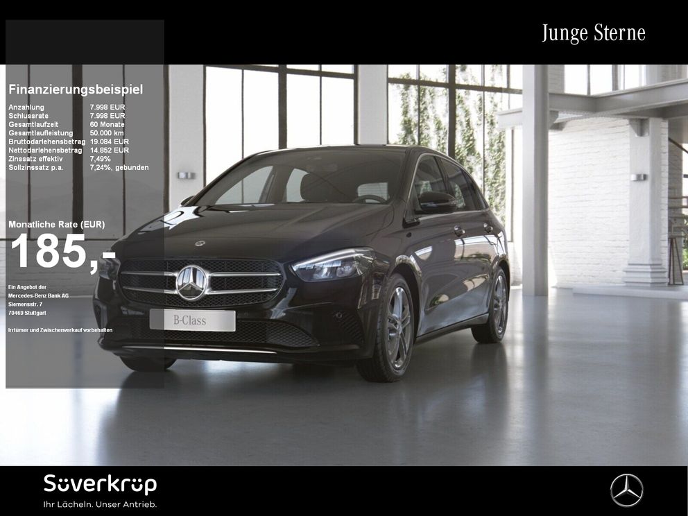 MERCEDES-BENZ B 200 PREMIUM PROGRESSIVE KAMERA SPUR PDC SHZ