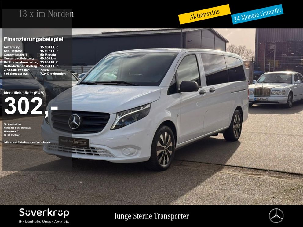 MERCEDES-BENZ Vito 114 TOURER PRO NAVI KLIMA LED 9SITZER LM TEMP