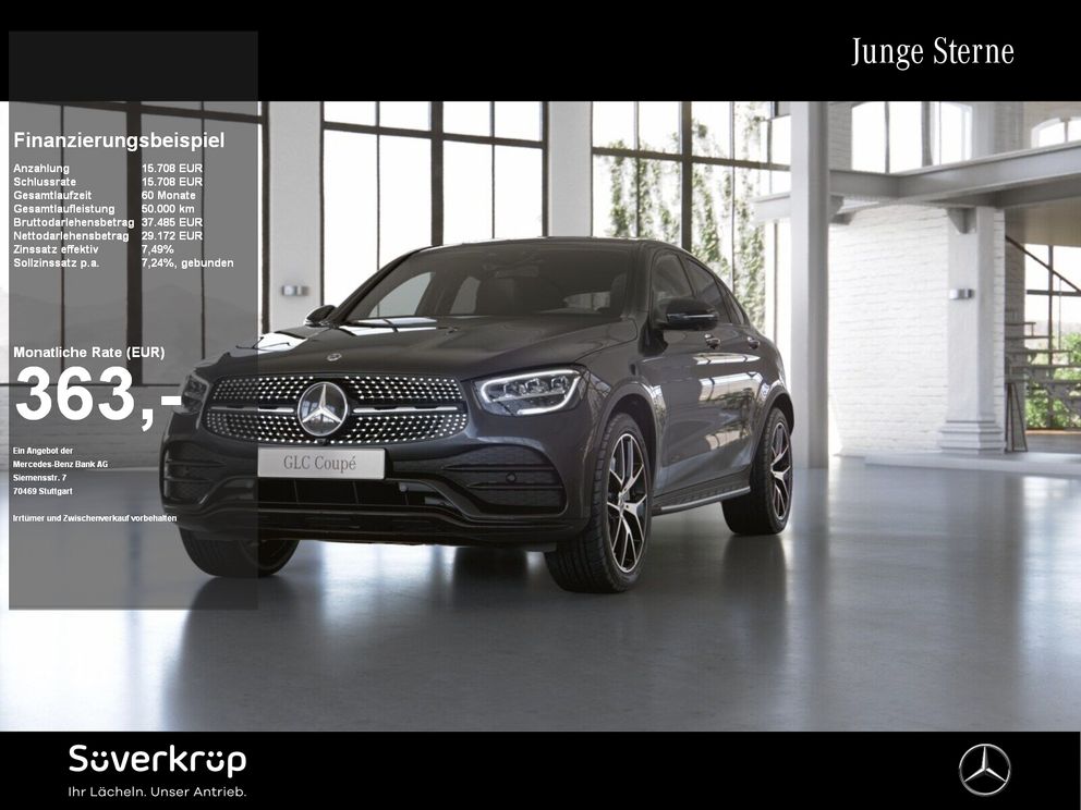MERCEDES-BENZ GLC 400 d 4MATIC Coupé AMG NIGHT MEMO 360 AHK