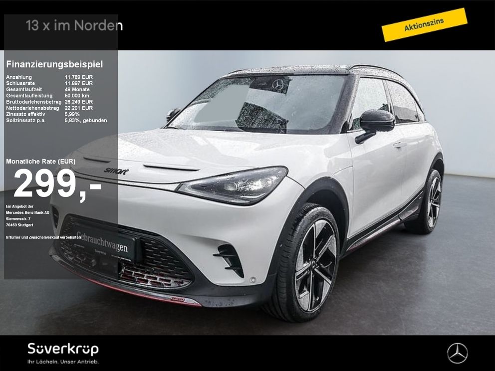 SMART #1 Brabus  DISTR SPUR 360 PANO PDC MEMO SHZ