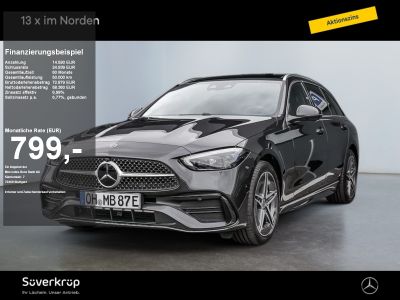 MERCEDES-BENZ C 300 de T AMG DISTR SPUR PANO STANDH AHK 360